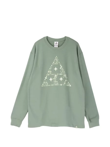 Жакардова тениска Nike черно