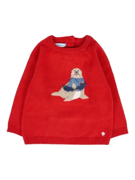 Sweter dziecięcy Mayoral czerwony