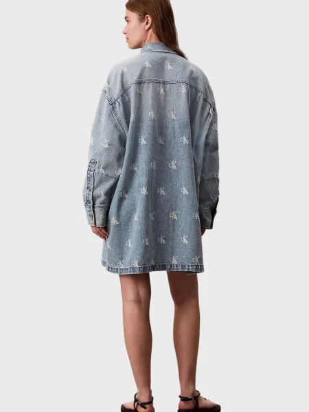 Джинсовое платье Calvin Klein Jeans голубое