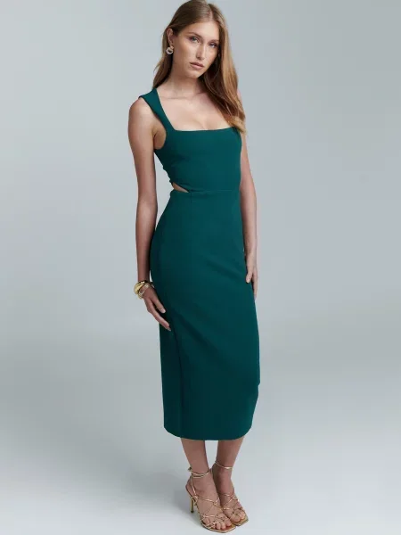 BWLDR Rochie Riri smarald verde