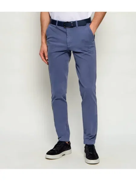 BOSS BLACK Pantaloni chino negru