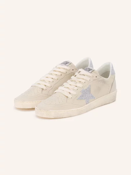 Sneakersy Golden Goose Ball Star beżowe