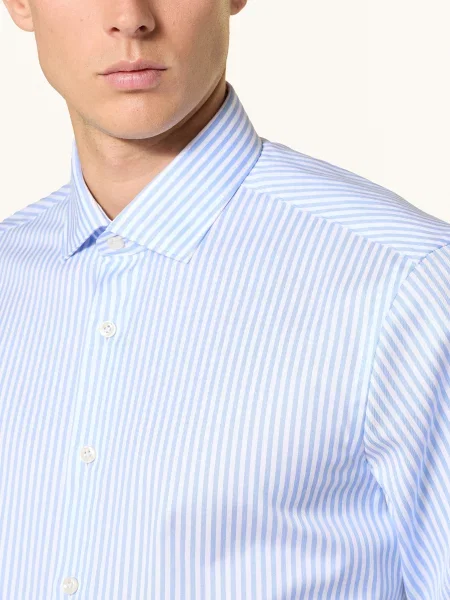 Olymp Signature Koszula Tailored Fit blau biała