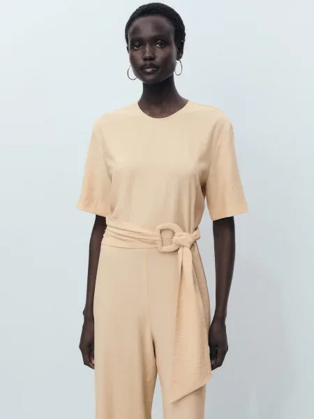 Комбінезон MANGO бежевий