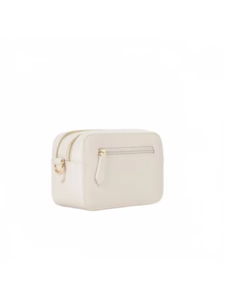 Lniana torebka crossbody Valentino By Mario Valentino biała