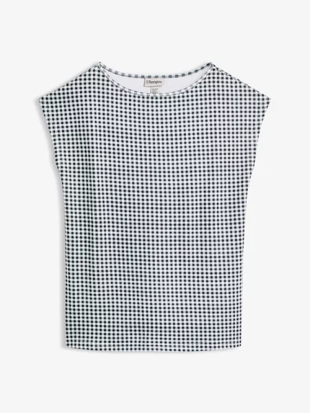 Bluzka oversize z grubej bawełny organicznej czarna