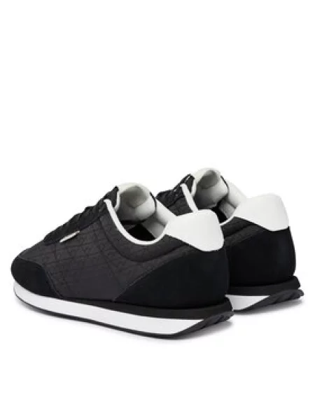 Tenisice Calvin Klein Retro Runner Ripstop Aop Ny crna