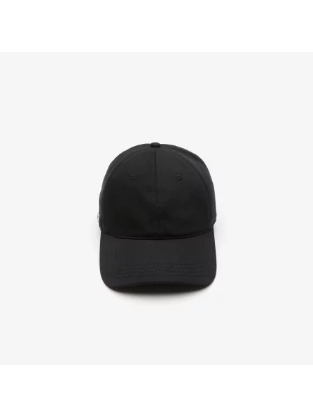 Lacoste Czapka Unisex Z Organicznej Bawełny Twill czarna