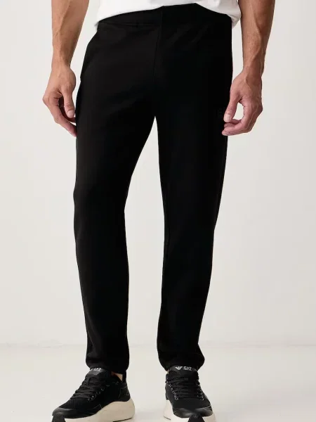 Emporio Armani pantaloni de trening pentru bărbați cu negru