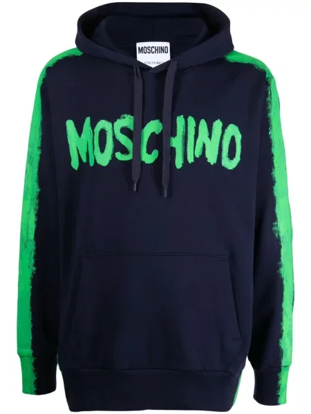 Pulover Moschino cu imagine albastru