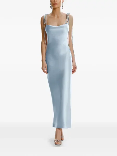 Rochie maxi Framboise de costum albastru