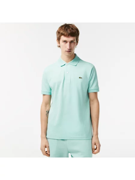 Lacoste Koszulka Polo Oryginał Petit Piqué zielona