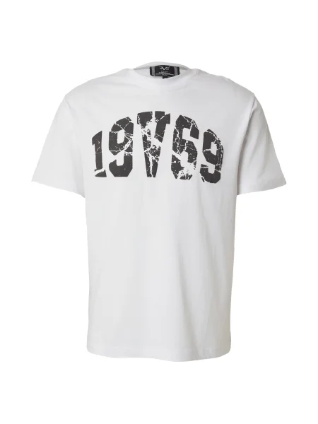 ITALIA Tričko Rafael černá bílá