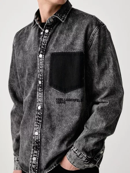 Karl Lagerfeld Jeans сорочка джинсова