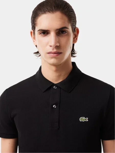 Поло Lacoste черное