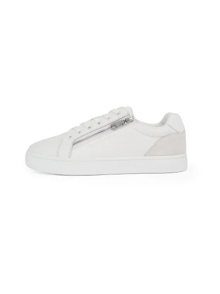 Calvin Klein Jeans Sneakers Classic Cupsole Zip Low In alb
