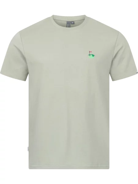 Ragwear Tričko zelená / khaki / červená černá