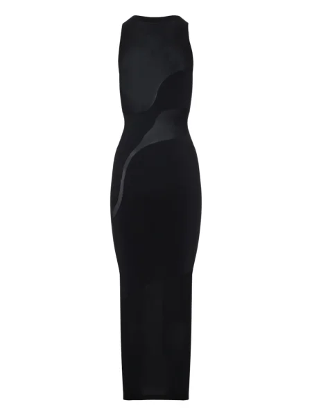 Rochie maxi Wolford transparente de costum negru