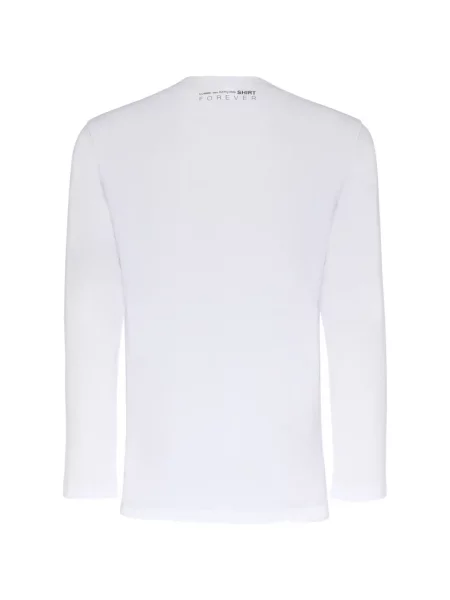 Lung tricou Comme Des Garçons Shirt alb