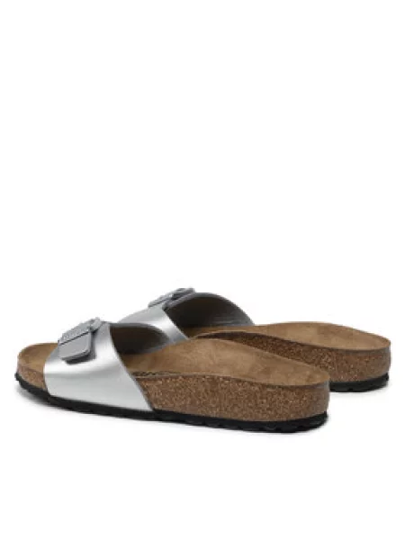 Birkenstock Natikači Madrid Bs srebrna