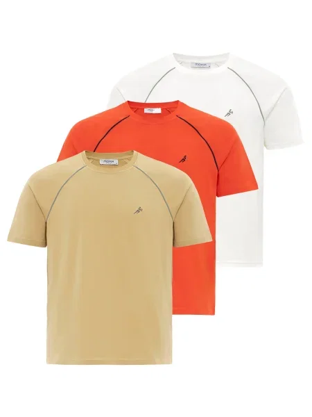 Moxx Paris Tricou galben / roșu orange alb