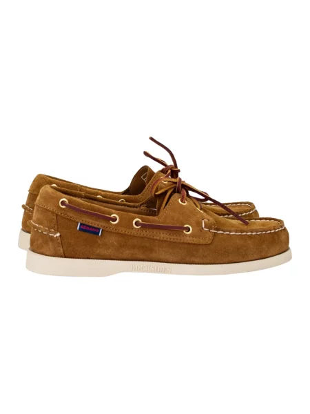 Półbuty Sebago skórzane brązowe