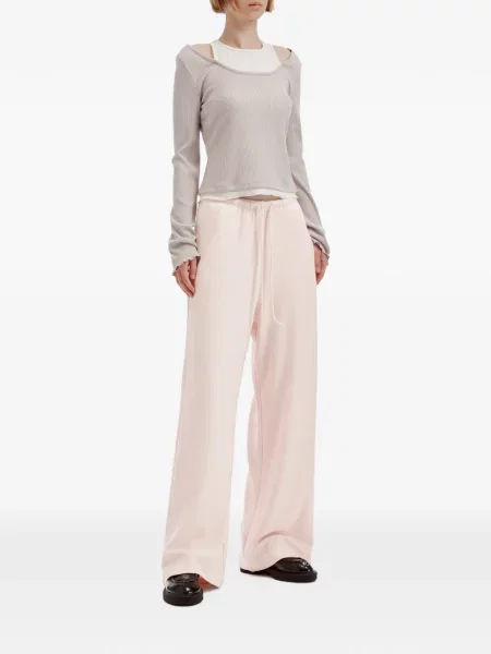 Pantaloni B+ab cu cordon roz
