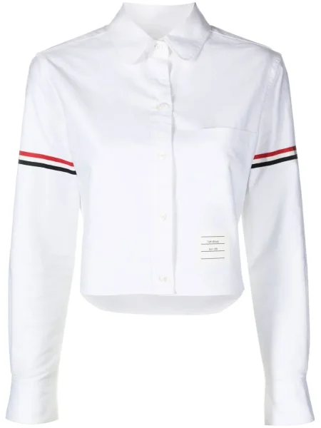 Cropp cămașă Thom Browne alb