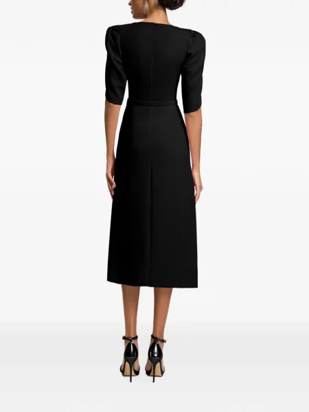 Cu centură rochie Cristallini negru