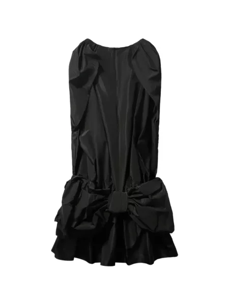 Rochie mini Simone Rocha cu funde negru