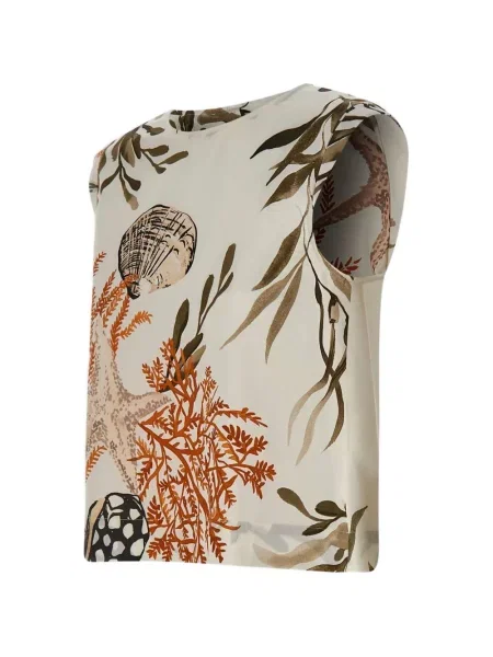 Top Marella cu imagine alb