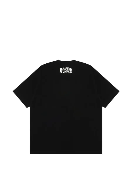 Tricou Aape By A Bathing Ape cu imagine negru