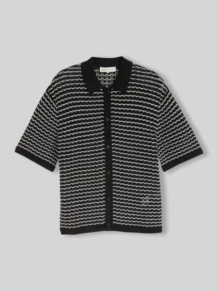 Koszulka polo o kroju regular fit z mieszanki bawełny Tom Tailor Denim czarna