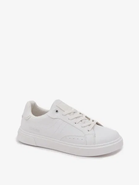 Sneakersy Big Star Shoes skórzane białe