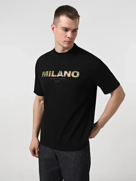 Футболка віскоза/поліамід чорний