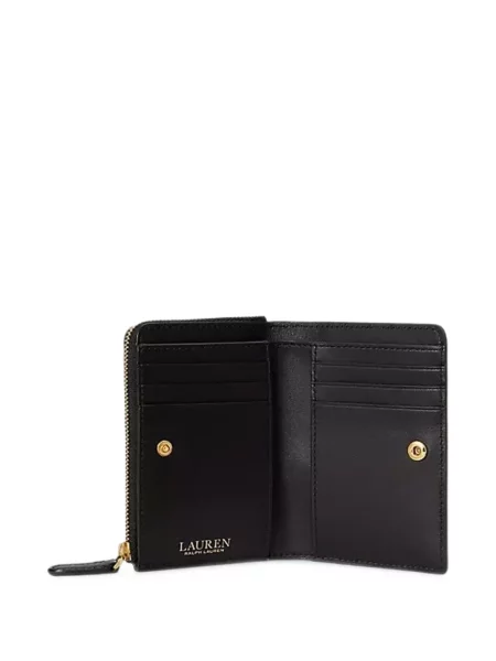 Peněženka Lauren Ralph Lauren s autogramem černá