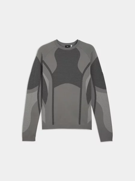 Трикотажный свитшот Puma серый