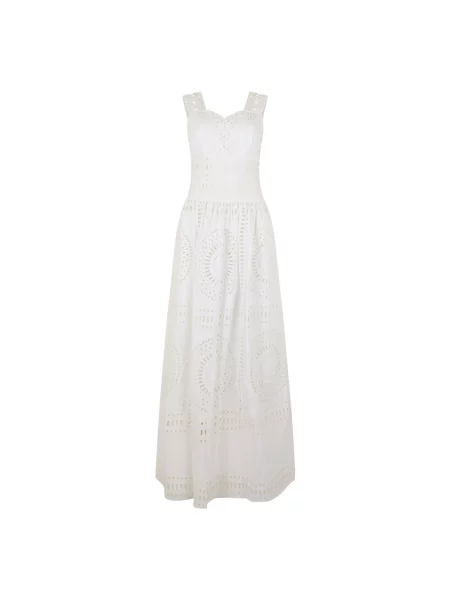 Sukienka maxi Alberta Ferretti biała