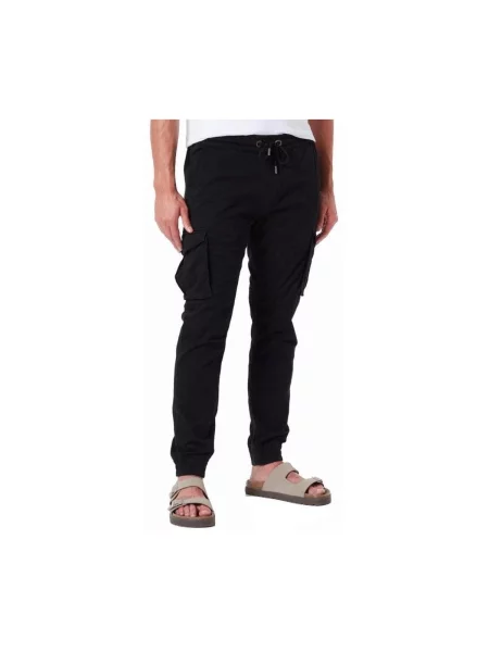 ALPHA INDUSTRIES Cargo hlače crna
