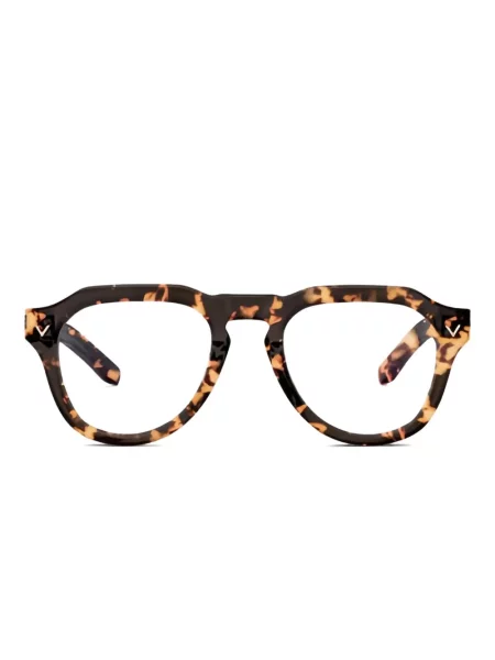 Ochelari de soare aviator Valentino Garavani Eyewear maro