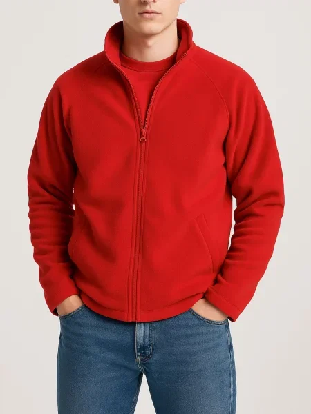 Флісова кофта KAZKOVA фліс червоний