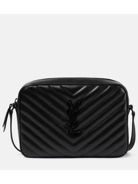 Geanta de piele Saint Laurent din piele negru