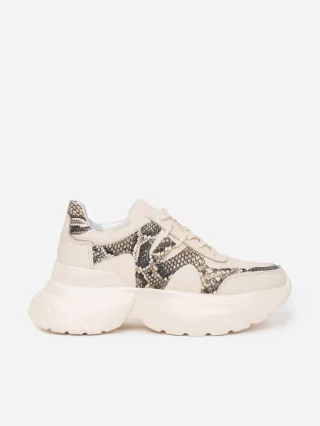 ISSA Plus Кросівки Шкіра бежевий