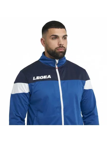 Kurtka sportowa z zamkiem BOLIVIA oversize niebieska