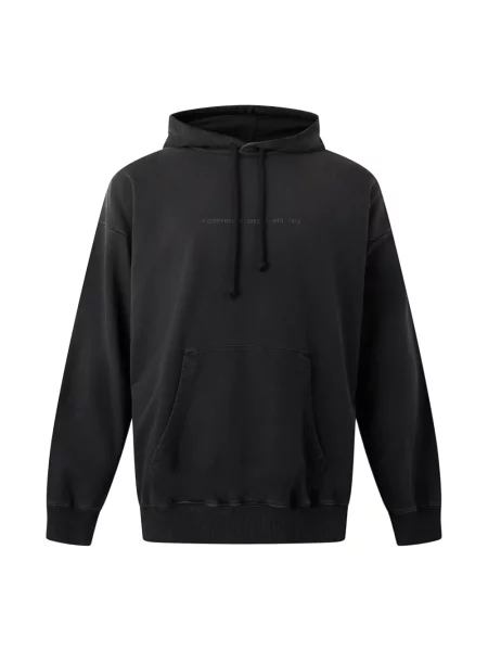 Bluza z kapturem Diesel z kapturem czarna