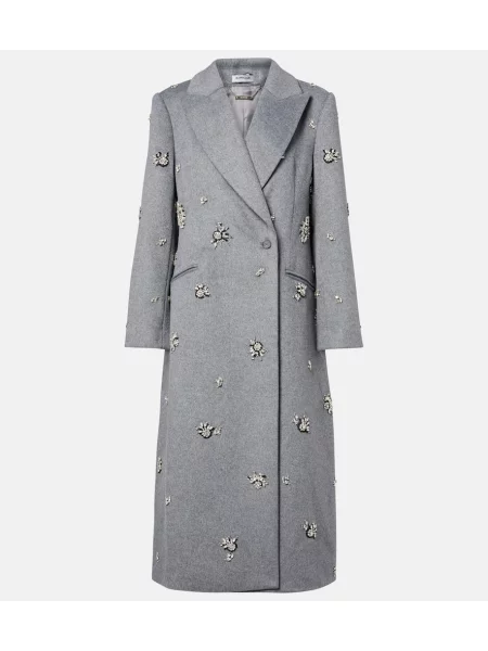 Płaszcz Simkhai wełniany szary