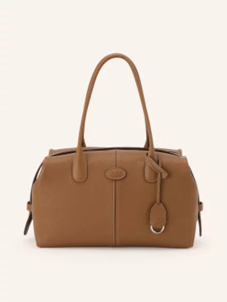 Tod's Kabelka Přes Rameno Bauletto Small / stříbrná hnědá