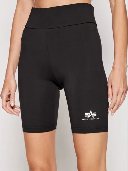 Alpha Industries Pantaloni scurți ciclism Basic Bike negru