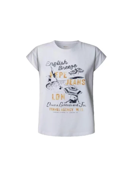 Tricou Pepe Jeans alb