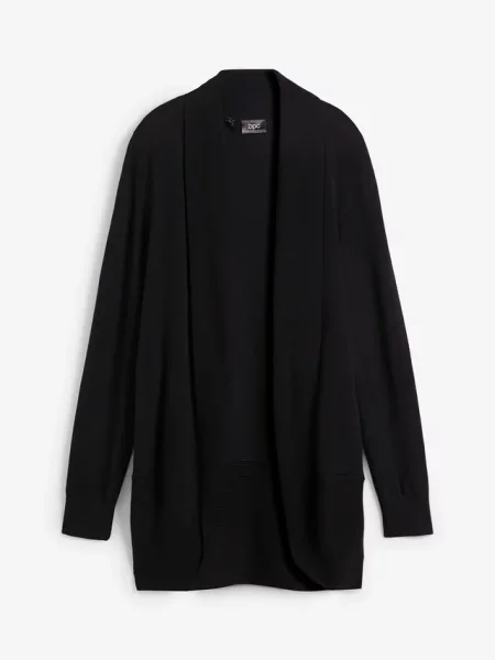 Sweter bez zapięcia czarny